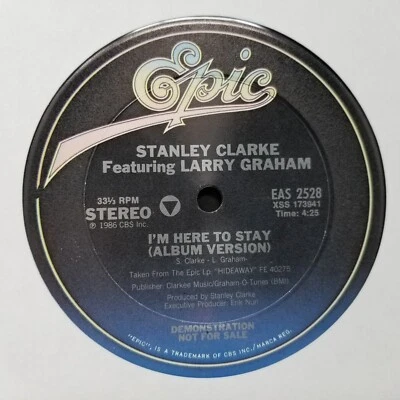 Stanley Clarke I'm Here To Stay 12" Vinyl Record Single - Image 1 of 2