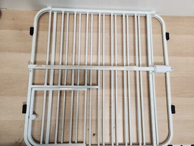 Carlson Tuffy Expandable Pet Gate With Small Door 0624. 26 - 42 in x 24in high.  - Image 1 of 3