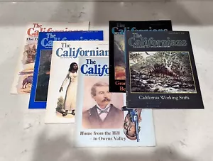 6pc Vintage THE CALIFORNIANS magazine California History 1992 Vol 9 - Picture 1 of 4
