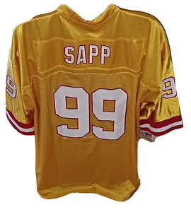 Warren Sapp Tampa Bay Buccaneers Mitchell & Ness 3x 56 Men's Replica Jersey - Picture 1 of 8