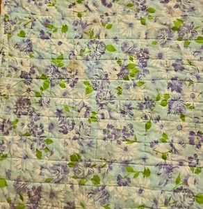 Vintage Purple Lilac Quilt 57"x65" Handmade - Picture 1 of 9