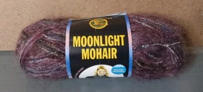 Lion Brand Yarn Moonlight Mohair 1 Skein 5 Bulky Purple Mountains 82 Yds 1.75oz - Image 1 of 4