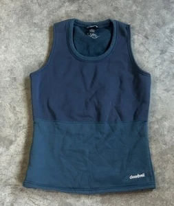 Cloud Veil Soft Stretch Vest Womens Large M Blue Fleece Pullover Canada - Picture 1 of 8