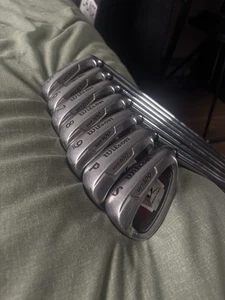 Wilson Irons 5-SW Deep Red with Graphite Shafts, Wt100, Regular Flex - Picture 1 of 6