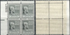 US Scott #828, Plate block of 4, MNH "24 cent Benjamin Harrison" - Picture 1 of 1