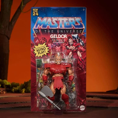 Masters of the Universe Origins Geldor Mattel Creations Exclusive  NEW figure - Image 1 of 2