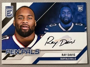 Ray Davis 2024 Panini Donruss Elite Football Pen Pals Rookie Auto Black #PAL-RDA - Bild 1 von 6