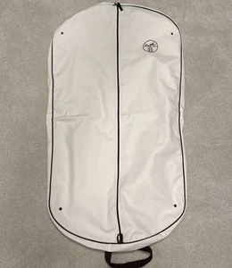 Authentic HERMES Garment Bag Cotton Travel Clothes Case Cover Off-White 110x60cm - Picture 1 of 1