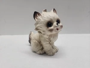 Vintage Josef Originals Persian White Cat Kitten Porcelain Figurine w/Sticker - Picture 1 of 7