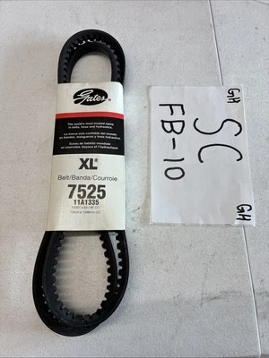 Gates Standard 7525 XL 11A1335 Heavy Duty High Capacity Accessory Drive V-Belt - Image 1 of 2