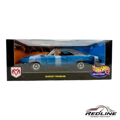 🇺🇸🇺🇸Hot Wheels Collectibles 1969 Dodge Charger  Blue 1:18 AH🇺🇸🇺🇸 - Image 1 of 4