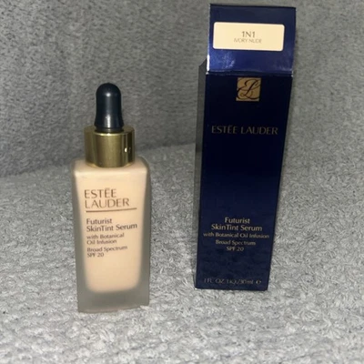 Estee Lauder Futurist Skin Tint Serum SPF 20 Ivory Nude 1N1 2027 - Image 1 of 4