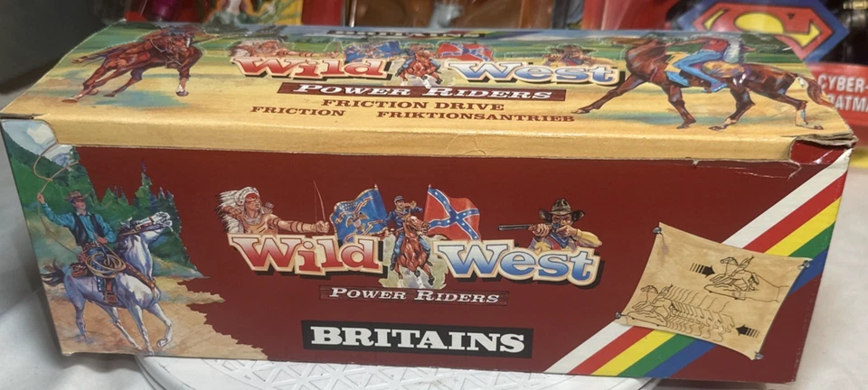 Britains Ltd 1:32 Power Riders Wild West Cowboys & Indians Counter Pack 93 (G1) Foto 1 de 4
