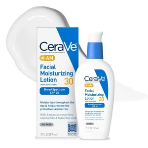 CeraVe AM Facial Moisturizing Lotion with Sunscreen , SPF 30, Oil-Free , 3 oz 🔥 - Picture 1 of 2