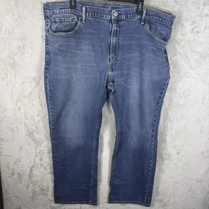 Levis 560 Jeans Mens 44x32 Blue Medium Wash Comfort Fit Relaxed Denim Y2k - Picture 1 of 9