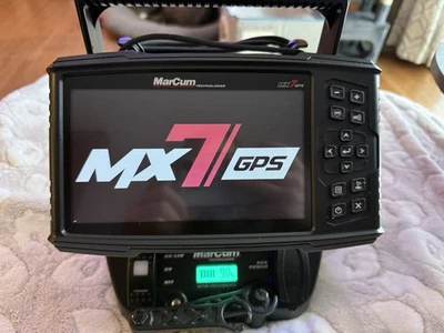 MarCum MX7 GPS Lithium Combo Ice Fishing Sonar Fishfinder System - Image 1 of 4