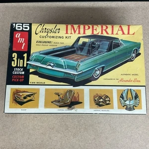 AMT ‘65 Chrysler Imperial 3 In 1 Stock Custom Authentic Model Kit 1/25 Scale - Picture 1 of 11