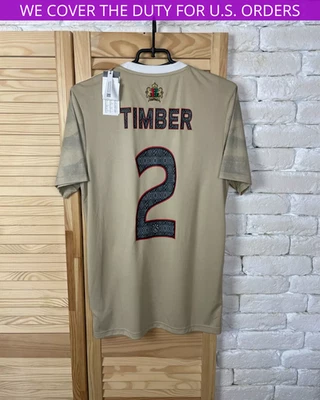 CAMISETA DE FUTBOL DE MADERA AJAX AMSTERDAM TERCERA CAMISETA DIARIO PAPEL ADIDAS PARA HOMBRE talla S Foto 1 de 4