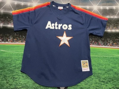 Camiseta deportiva de los Astros de Houston Nolan Ryan #34 colección Mitchell Ness Cooperstown talla XL Foto 1 de 4