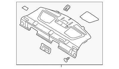 Bandeja de paquete original Ford BE5Z-5446668-BC Foto 1 de 2