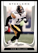 2011 Panini Prestige Mike Wallace Football Cards #158