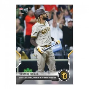 2021 Topps NOW® Card #285 Fernando Tatis Jr ⚾️ HR Ties Game With 2 Out In Ninth - Picture 1 of 2