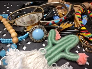 Super coole Auswahl verschiedene hübsche Schmuck Lot Zubehör Konvolut Bulk Lot BN12 - Bild 1 von 9
