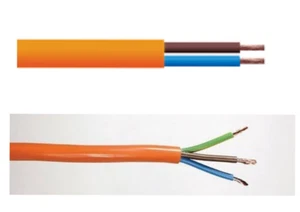 Orange 2 & 3 Kern Flexkabel Draht 0,75 mm 1,0 mm 1,5 mm 2,5 mm Mäher Hecke Strimmer - Bild 1 von 3