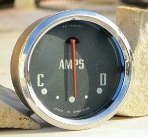 Ford Anglia Smiths Lucas Amps Gauge Amperometro - Picture 1 of 1