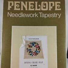 Vintage Penelope Needlework Tapestry VICTORIAN Dining Chair Seat G 4448 New b27