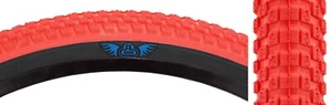 SE Racing Cub 26 x 2.0 BMX Bike Tires Red / Black Pair Set of 2 New - Picture 1 of 1