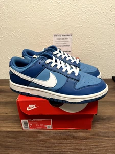 Size 7 - Nike Dunk Low Dark Marina Blue 2021 - Picture 1 of 8