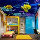 3D Small Fish A3555 Ceiling Wallpaper Murals Wall Print Decal Deco Aj Wall Fay