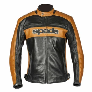 Spada Turismo Leather Mens Motorbike Motorcycle Jacket Size Euro 50, UK 40 - Picture 1 of 7