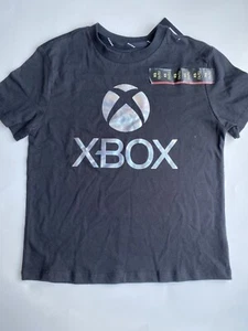 XBOX Boy’s T-Shirt XS 4/5 Art Class Black Short Sleeve Top Graphic Print New - Picture 1 of 3