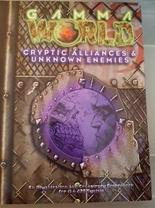 Gamma World Cryptic Alliances & Unknown Enemies, tapa blanda WW17254, 2004 - Imagen 1 de 4