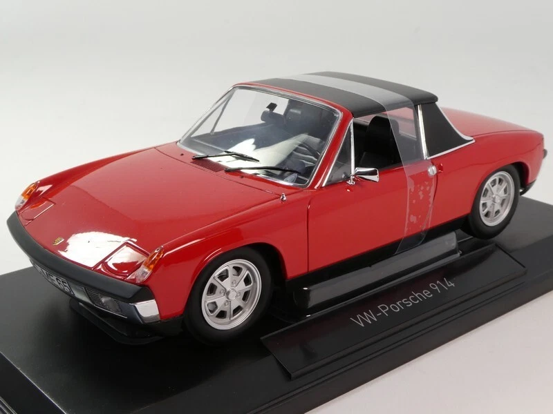 Norev Vw-Porsche 914 1.7 72 Red 1/18 Scale Model 187690