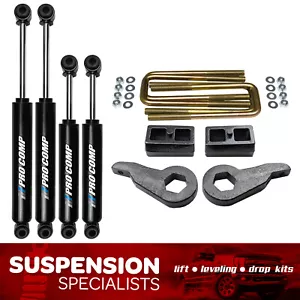 3" Front 2" Rear Lift Leveling Kit For 1988-1998 Chevy Silverado GMC Sierra 4X4 - Picture 1 of 8