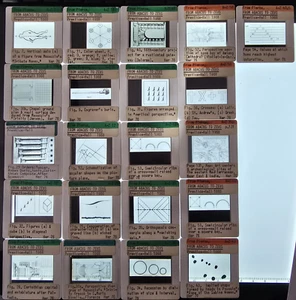 Lot of 21 Vintage Film Glass Slides Abacus to Zeus Prentice-Hall 1968 (lot10) - Picture 1 of 1