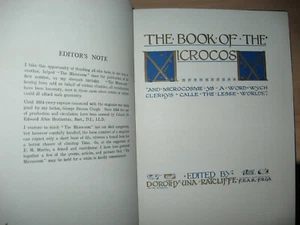 Dorothy Ratcliffe Book Of The Microcosm limited 1/50 rare GK Chesterton Dunsany - Picture 1 of 12