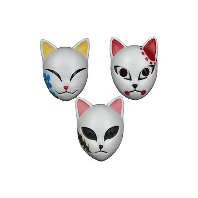 Anime Kamado Tanjirou Makomo Sabito Half Face Mask Cosplay - Image 1 of 4