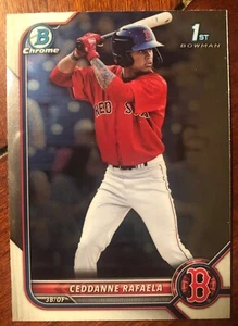 CEDDANNE RAFAELA 2022 Bowman Chrome Prospects 1st Bowman #BCP-61 Boston Red Sox - Picture 1 of 2