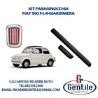Fiat 500 F DE GAUCHE À DROITE Set Paire Genouillères Noirs Tableau Bord +