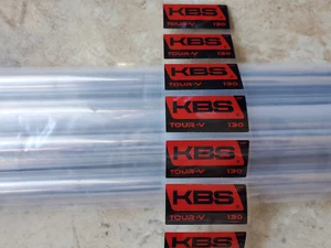 New KBS Tour V 130X 4-PW & 1 130X Wedges X Flex 8 Shafts - Picture 1 of 2