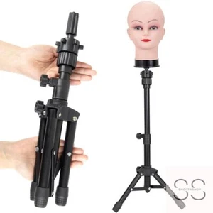 MINI Wig Stand Tripod, 25 Inch Adjustable Mannequin Head Stand, Wig Head Stand - Picture 1 of 12