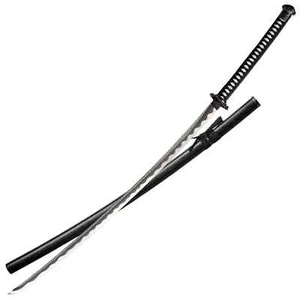 Emissary of Shadows Metal Nodachi Katana - Hand Forged - Overall 53" - Picture 1 of 6