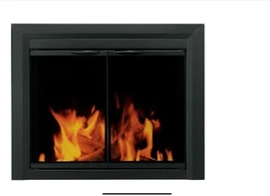 GREAT DEAL 👍Carlisle Fireplace Glass Door, Medium (CL-3002), Black - Picture 1 of 4