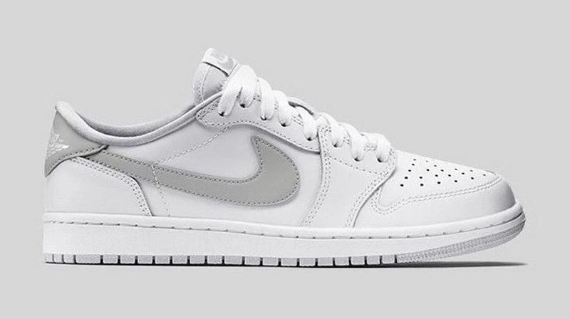 Nike Air Jordan 1 Low ホワイト/グレー 28cm Jordan 1 Retro OG Low White Neutral Grey for Sale | Authenticity