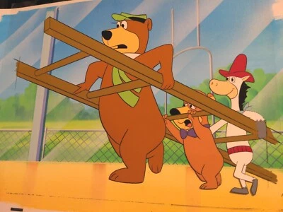 Oso yogui película animación cel producción arte Hanna-Barbera dibujos animados de colección HT Foto 1 de 4