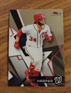 2018 Topps Finest Bryce Harper Washington Nationals #82 - Picture 1 of 2